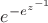 $e^{-e^{z^{-1}}}$