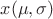 $x(\mu, \sigma)$