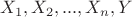 $ X_1, X_2,...,X_n,Y