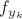 $f_{y_k}$