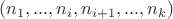 $(n_1,...,n_i,n_{i+1},...,n_k)$