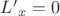 ${L'}_x=0$