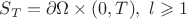 $S_T=\partial\Omega\times(0,T),~l\geqslant 1$