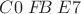$C0 \mkern 5mu F \mkern -4mu B \mkern 5mu E7$