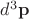 $d^3 \mathbf{p}$