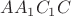 $ AA_1C_1C$