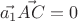 $$\vec{a_1} \vec{AC} = 0$$ $$\vec{a_1} \vec{AC} = 0$$