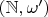 $(\mathbb{N}, \omega ')$