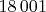$18\,001$