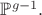$\mathbb{P}^{g-1}.$