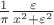 $\frac 1\pi \frac \varepsilon {x^2+\varepsilon^2}