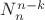 $N_n^{n-k}$