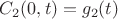 $ C_2(0,t)=g_{2}(t)$