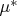 \mu^*