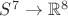 $S^7\to\mathbb{R}^8$
