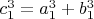 $c_1^3=a_1^3+b_1^3$