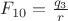 $F_{10}=\frac{q_3}{r}$