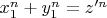 $x_1^n+y_1^n=z'^n$