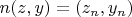 $n(z,y)=(z_n,y_n)$