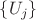 $ \left\lbrace U_j \right\rbrace $