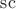 $\operatorname{sc}$
