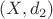 $(X,d_2)$