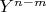 $Y^{n-m}$