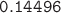 $\mathtt{0.14496}$