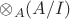 $\otimes_A(A/I)$