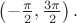 $\left(-\frac{\pi}{2},\frac{3\pi}{2}\right).$
