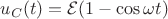 $ u_C(t) = \mathcal{E} (1 - \cos \omega t)$