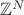 $\mathbb{Z}^N$