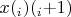 $\exist x(_i)\Rightarrowx(_i+1)$