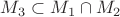 $M_3\subset M_1\cap M_2$