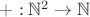 $+:\mathbb{N}^{2} \to \mathbb{N}$