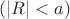 $(|R| < a)$ $(|R| < a)$