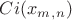 $Ci(x_m_,_n)$ $Ci(x_m_,_n)$