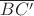 $\overline{BC'}$