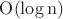$\rm{O}(\log n)$