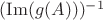 $(\operatorname{Im}(g(A)))^{-1}$