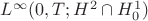 $L^\infty(0,T;H^2\cap H^1_0)$