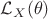 $\mathcal{L}_X(\theta)$