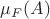 $\mu_F(A)$
