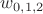 $w_{0,1,2}$