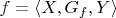 $f=\langle X,G_f, Y\rangle$