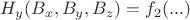 $H_y (B_x , B_y , B_z)=f_2 (...)$