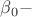 $\beta_0-$