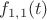 $f_{1,1}(t)$