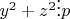 $y^2+z^2\vdots p$