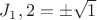 $ J_1,2 = \pm \sqrt{1}$ $ J_1,2 = \pm \sqrt{1}$